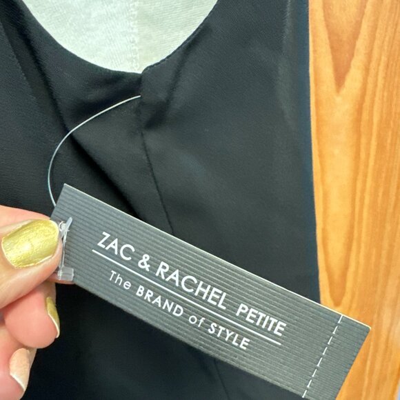 NEW Zac & Rachel Black Sleeveless Top Stitchfix PS Petite Small NWT - Picture 5 of 9